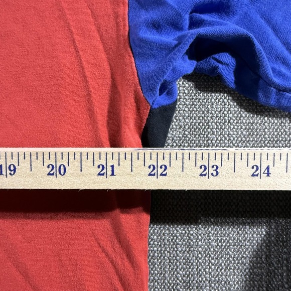 Vintage Mickey Mouse Shirt Mens L XL Red Yellow Blue Disney Nancy Heller 90s Tee - Picture 7 of 9